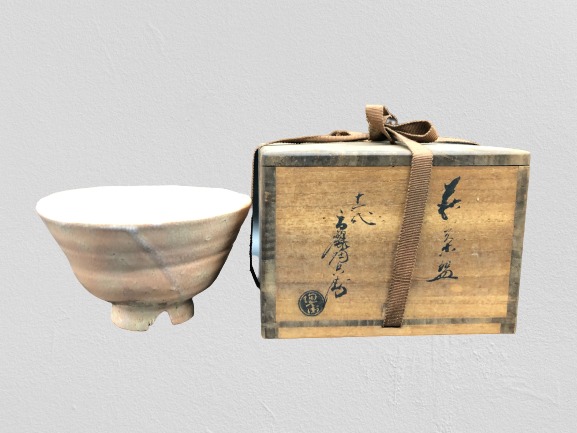茶碗　十一代　田原高麗陶兵衛作　萩茶碗　茶道具