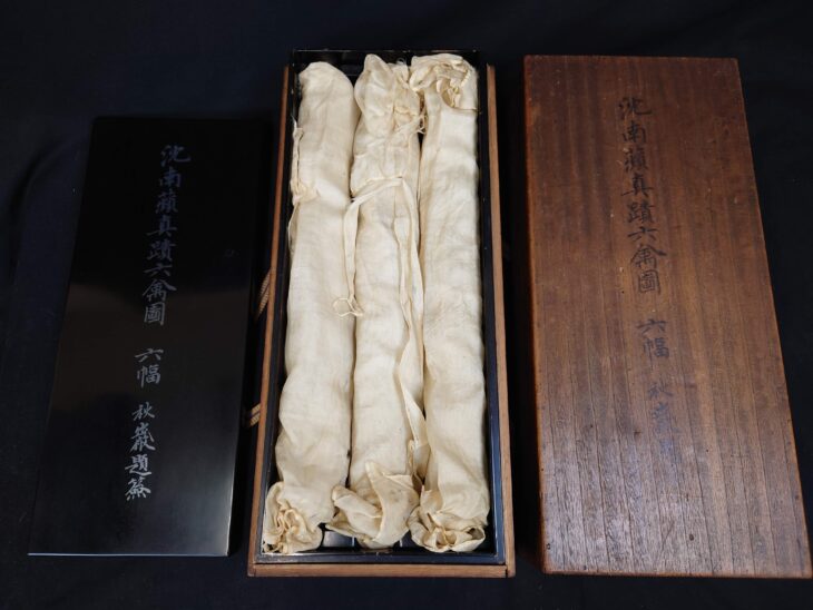 沈 南蘋『六禽図』 ｜骨董品買取 緑和堂