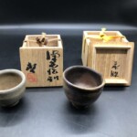 藤原啓　作　『備前酒杯』