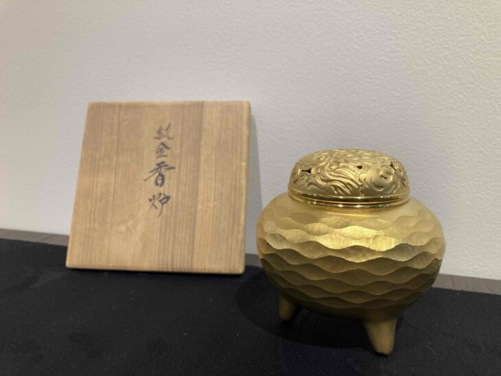 石黒 光南 作純金香炉 買取価格相場｜骨董品買取 緑和堂