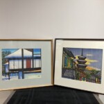 クリフトン・カーフ 作『八坂の塔』『桂離宮』