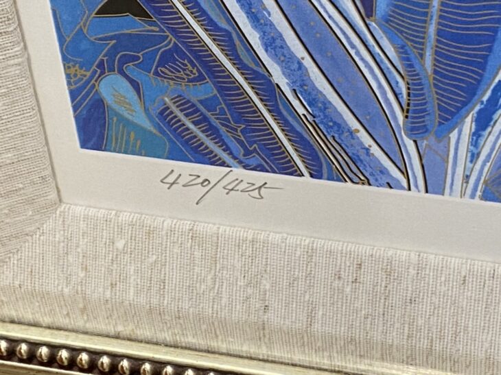 丁 紹光 作『人と自然 リトグラフ』 ｜骨董品買取 緑和堂