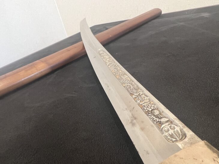 備前長船銘 悟悦隠史彫 刀』 ｜骨董品買取 緑和堂