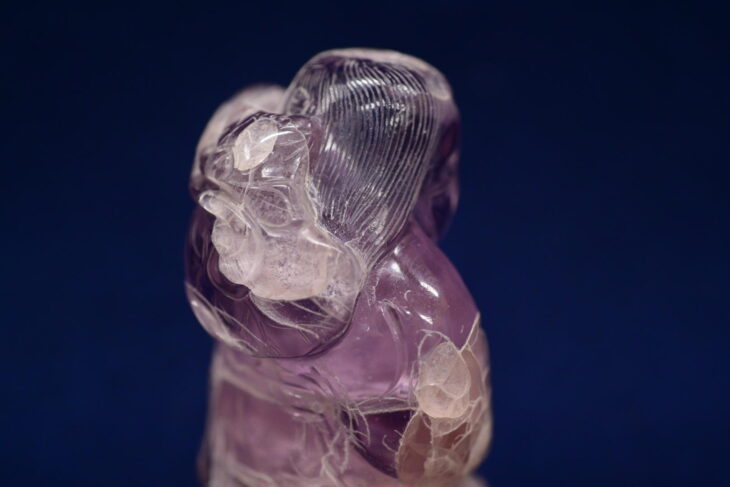 紫水晶 仙人置物 ｜骨董品買取 緑和堂