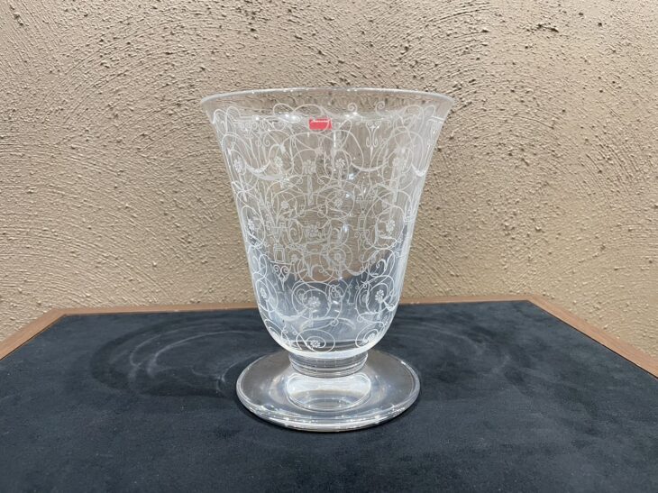 ご依頼分　バカラ　ミケランジェロ　フラワーベース　オールドバカラ　アンティーク バカラ フラワーベース 花瓶 ミケランジェロ オールドバカラ ーsoracoya