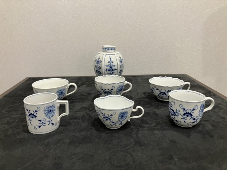 マイセン 『ブルーオニオン250周年記念モデルC／S』 ｜骨董品買取 緑和堂