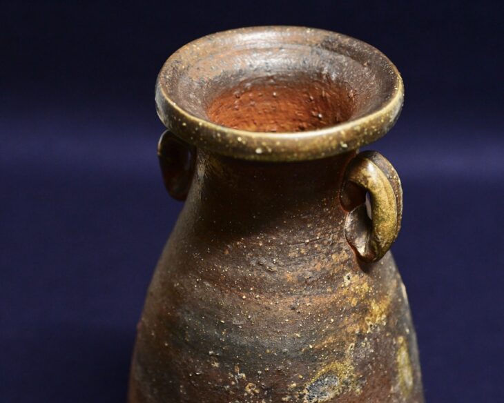 伊勢崎淳作 『備前花生』 ｜骨董品買取 緑和堂