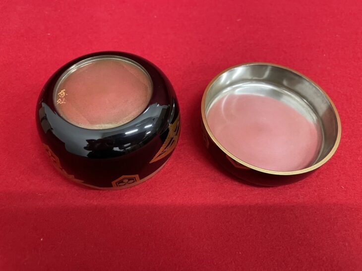 大下香仙 石楠花 蒔絵 中棗 棗 茶道具 漆器 大下香仙 石楠花 蒔絵 中棗 棗 茶道具 漆器 - メルカリ