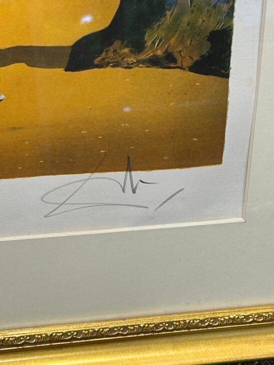 ●特価●サルバドール・ダリ「シュルレアリスムの騎士（馬へのオマージュ）リトグラフ 在庫僅少】 サルバドール・ダリの「シュルレアリスムの騎士（馬