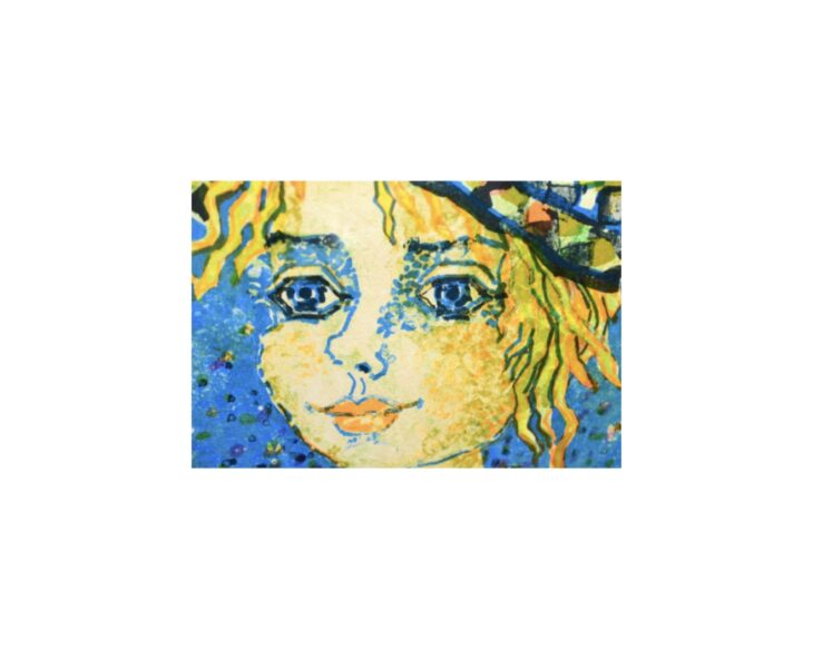 ポール・アイズピリ作 『赤い服の女』 ｜骨董品買取 緑和堂