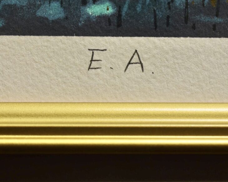 後藤純男 作 『緑映金閣寺』 リトグラフ ｜骨董品買取 緑和堂