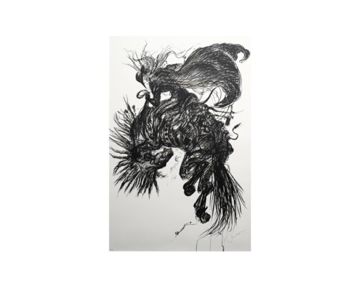 天野喜孝 作『翔-しょう-』 ｜骨董品買取 緑和堂