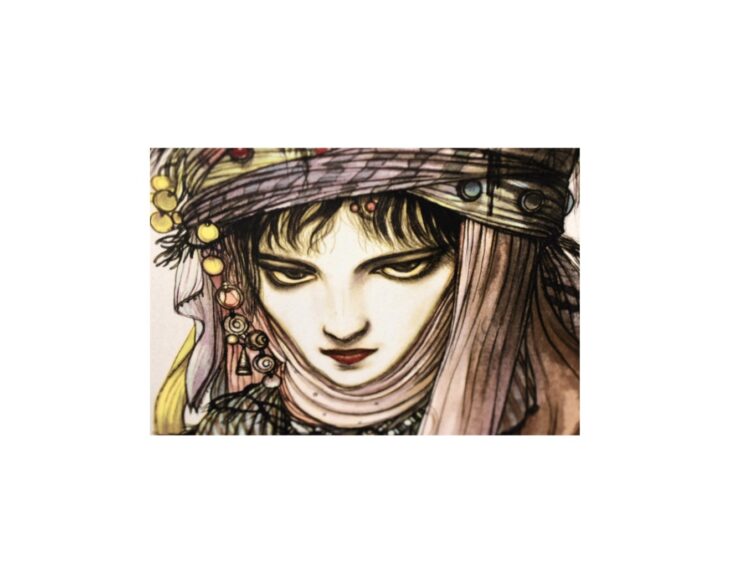 天野喜孝 作 『まなざし』 ｜骨董品買取 緑和堂