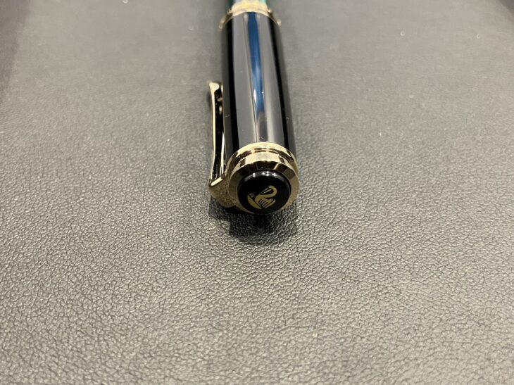 M600 ペリカン　スーべレーン グリーンストライプF 新品)Pelikan ペリカン 万年筆 スペシャルエディション