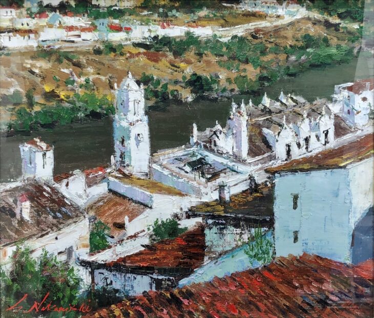 中西繁『メルトーラにて』 ｜骨董品買取 緑和堂