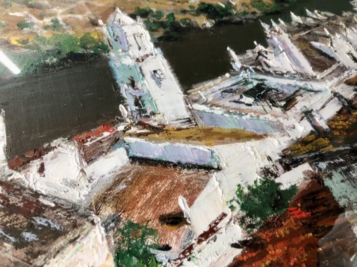 中西繁『メルトーラにて』 ｜骨董品買取 緑和堂