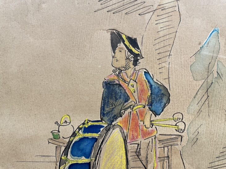 木村荘八、部屋、希少画集より、新品額装付 木村 荘八、にごりえ・その七、希少な額装用画集より、新品高級額装