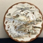 日本横濱林製 『アンティーク絵皿』