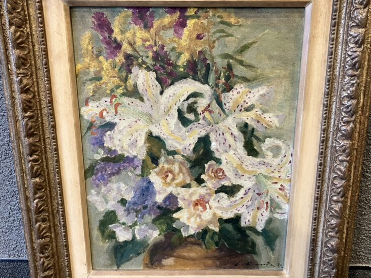 黒田重太郎、【芽出し頃の芦の湖】、希少な大判額装用画集より、美品 黒田重太郎、【芽出し頃の芦の湖】、希少な大判額装用画集より