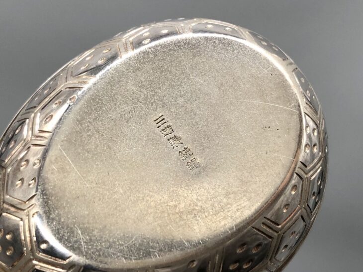 御紋付銀製菓子器 ｜骨董品買取 緑和堂