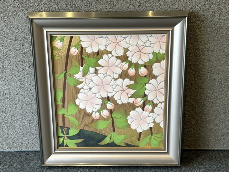 橋本明治 杉戸絵 『桜』