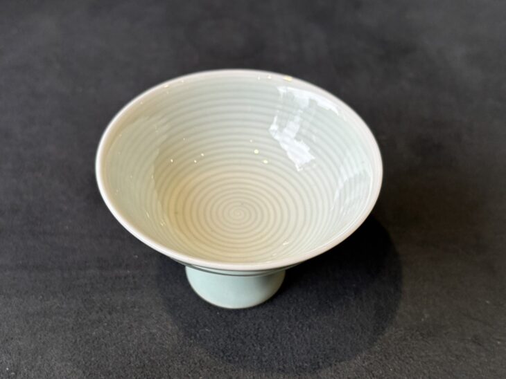 諏訪蘇山 『愈好斎好 青磁盃』 ｜骨董品買取 緑和堂