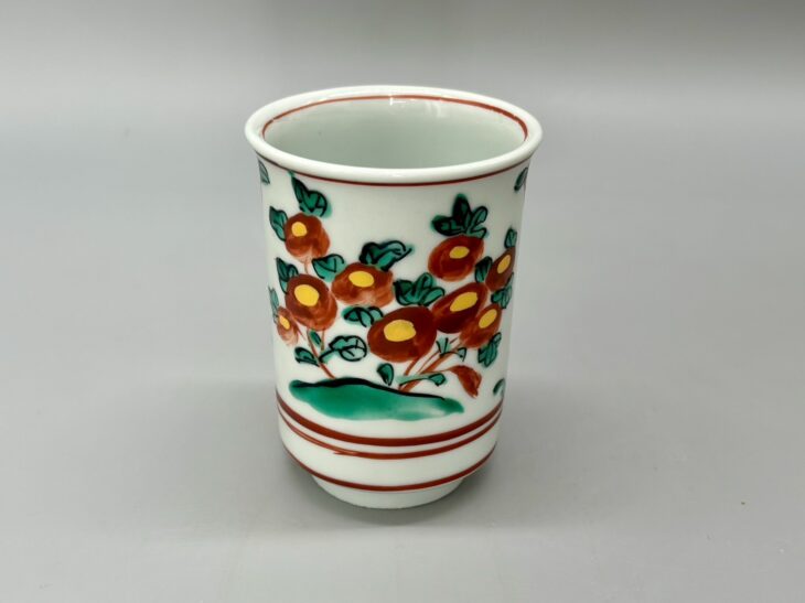 六代 清水 六兵衛『呉須赤 湯呑』 ｜骨董品買取 緑和堂