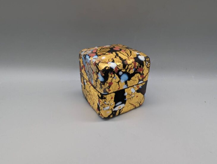 藤田喬平 手吹飾筥 紅白梅 | 絵画など美術品の販売と買取 | 東京