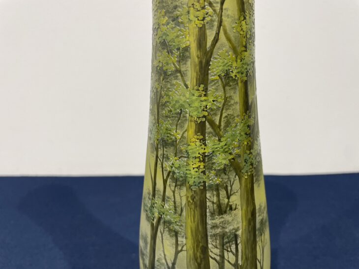 ドーム 『夏景色文花瓶』 ｜骨董品買取 緑和堂