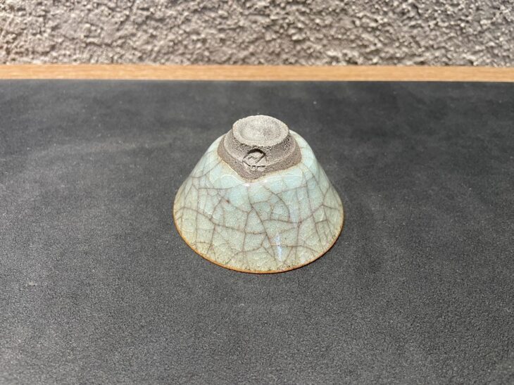 清水 卯一『青瓷 盃』 ｜骨董品買取 緑和堂