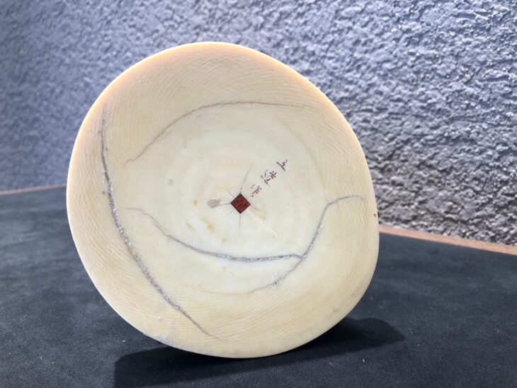 象牙 置物 農家の女性とその子供 ｜骨董品買取 緑和堂