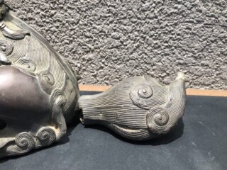 銅製 玉獅子 置物」 ｜骨董品買取 緑和堂