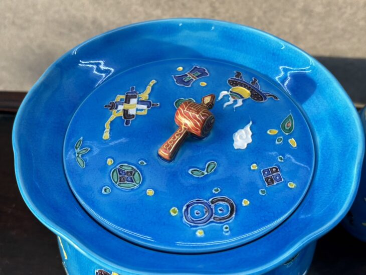 茶道具 黄交趾七宝皆具 加藤利昇釜 皆具 交趾 共箱 茶道具 黄交趾七宝皆具 加藤利昇釜 皆具 交趾 共箱 - メルカリ