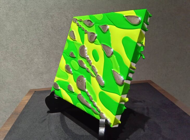 池内信介 アート作品 グリーン ｜骨董品買取 緑和堂