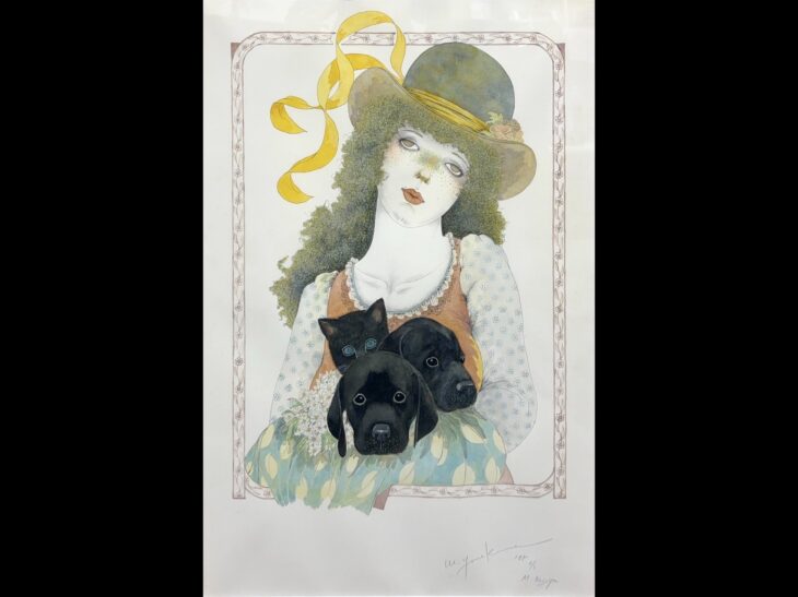 米倉 斉加年『女の子』肉筆【真作保証】 絵画 米倉 斉加年『女の子』肉筆【真作保証】 絵画 - メルカリ