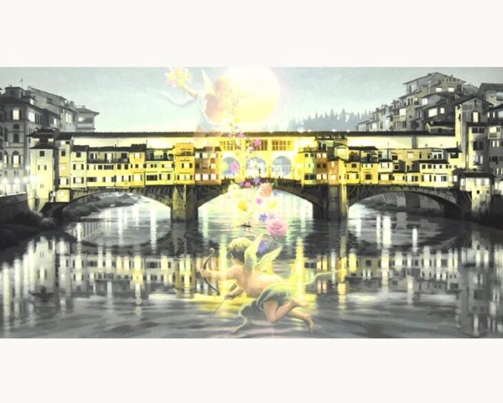 笹倉鉄平「鉢植えのテラス」リトグラフ 直筆サイン入り 限定150点 額縁入り 笹倉鉄平「鉢植えのテラス」リトグラフ 直筆サイン入り 限定150