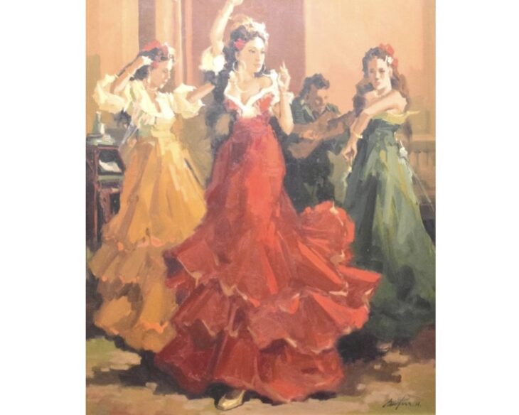 sale☆ニューヨーク画家　フラメンコ フラメンコの時間に | ArtMajeur Magazine