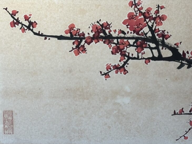 張大千作寿仙図　縁起がよい掛軸　中国骨董品 美术品 BD548C11-4 張大千作寿仙図 縁起がよい掛軸 中国骨董品 美术品 BD548C11-4