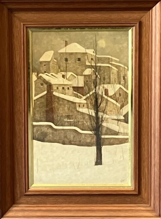 福井良之助 『雪中の黄金分割』 ｜骨董品買取 緑和堂