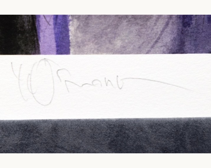 天野喜孝 異形の将軍 39/60 版画 直筆サイン入 アールビバン