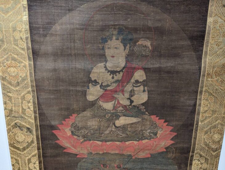 文殊菩薩図 ｜骨董品買取 緑和堂
