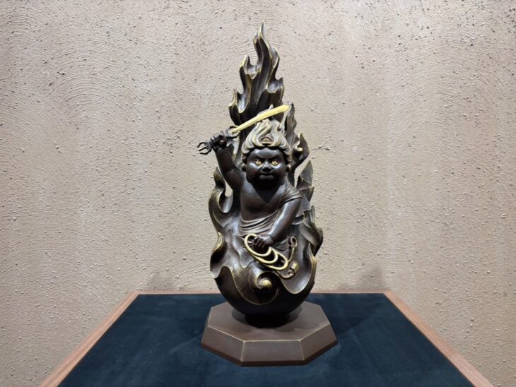 藤崎秀胤 『わらしべ不動』 ｜骨董品買取 緑和堂