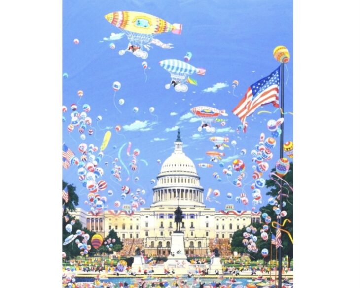 ヒロ・ヤマガタ『キャピタル・ヒルズ』 ｜骨董品買取 緑和堂