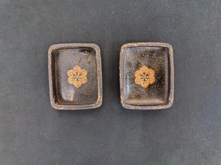 蔦蒔絵錫縁香合』 鵬雲斎書付 ｜骨董品買取 緑和堂