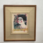 棟方志功 『梔子妃の柵』