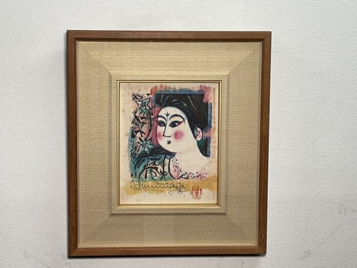 棟方志功 『梔子妃の柵』