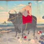 小林清親『菅公さとしの図』