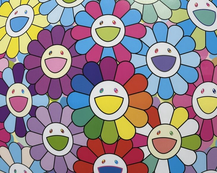 村上 隆『意識の中枢に突入』 ｜骨董品買取 緑和堂