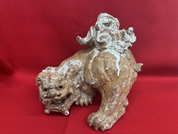 三輪休雪『唐獅子』 ｜骨董品買取 緑和堂