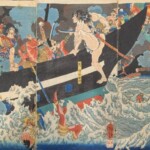 月岡芳年『正清三韓退治図』